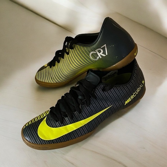 NIKE CR7 Ronaldo MercurialX VictoryVI Indoor Shoes Seaweed Volt M Size 6 W 7-7.5 - Picture 6 of 15